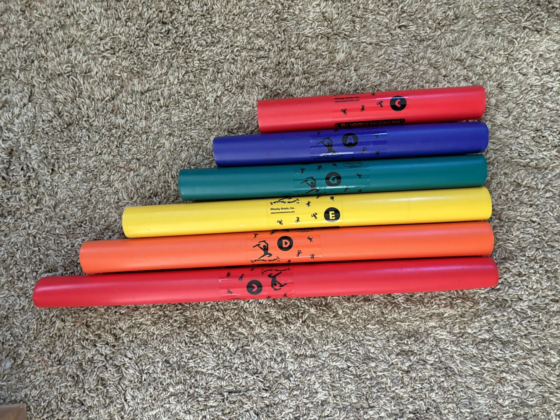 BoomWhackers Pentatonic C Scale
