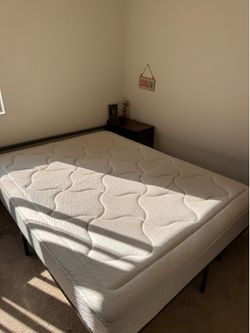 Zinus Queen Mattress and IKEA bed frame