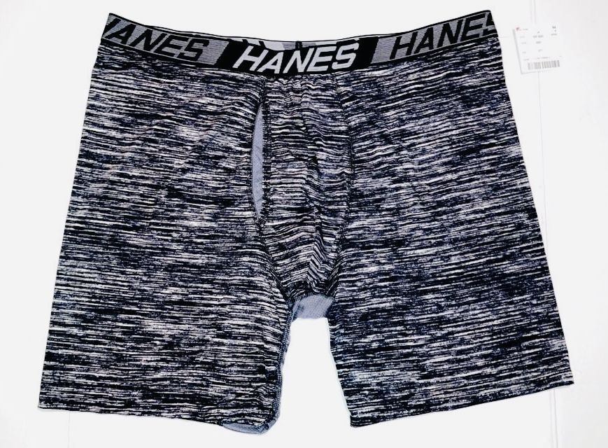 Hanes Men’s Total Support Pouch Boxer Briefs, X-Temp Cooling Underwear Size XL