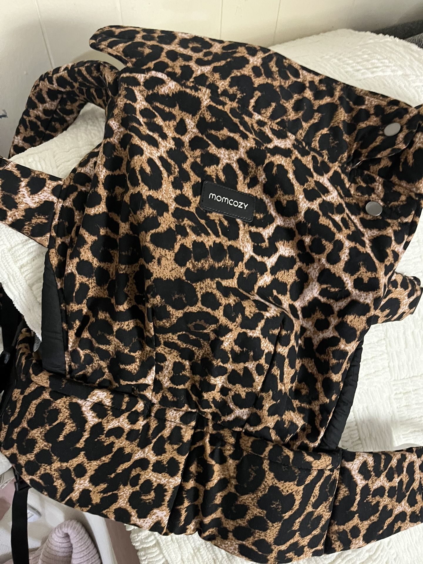 Momcozy Cheetah Print Baby Carrier