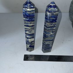 Lapis Lazuli Crystal Towers