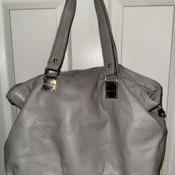 Michael Kors “Newbury” Hand Bag- Light Grey