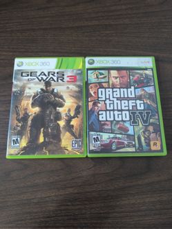 Xbox 360 Grand Theft Auto IV Gears of War 3