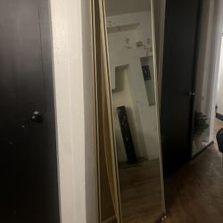  Free Two Huge Mirrors Came Off Of A Closet Still Has Rollers On Them