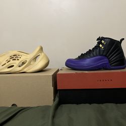 Yeezy Foam Runners And Jordan 12s