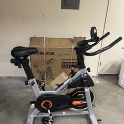 YOSUDA Exercise Bike, Brake Pad Stationary Bike for Home with Exclusive App