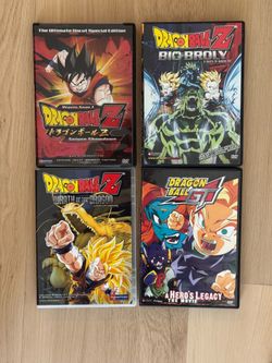 Dragon Ball Z and Dragon Ball GT DVD Bundle - 4 Movies