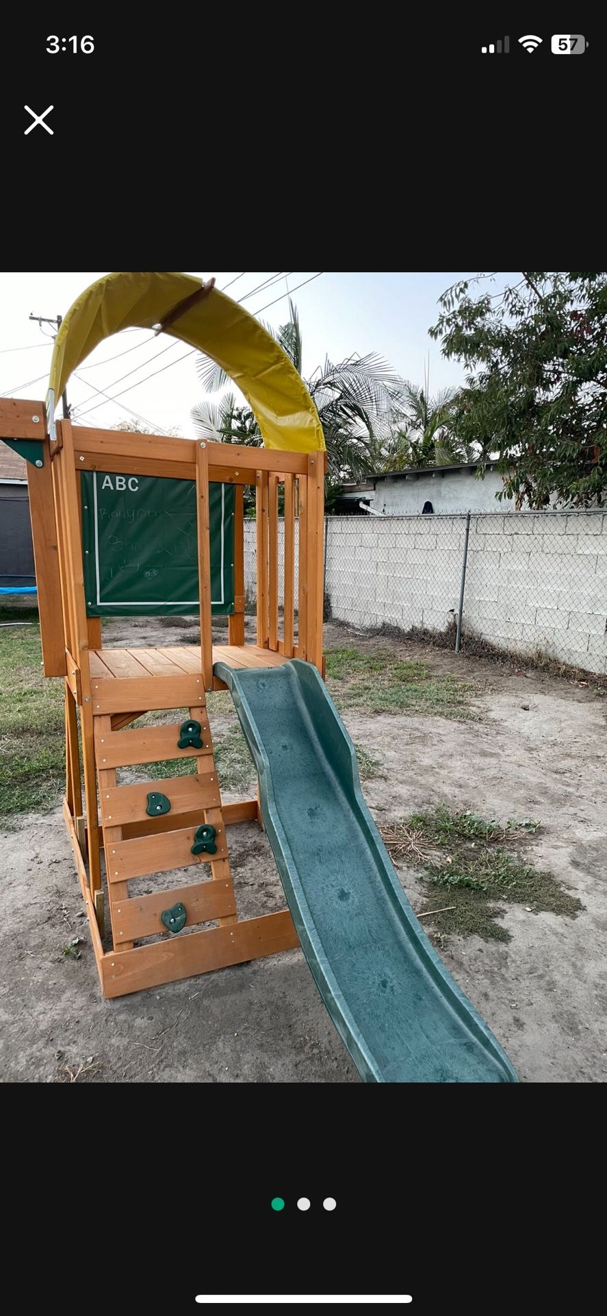 Playground swing And Slide Set !