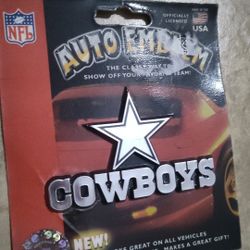 Brand New NFL Cowboys Auto Emblem