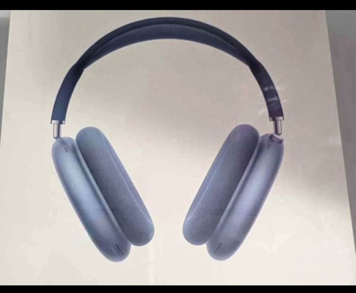 apple air max headphone sky blue