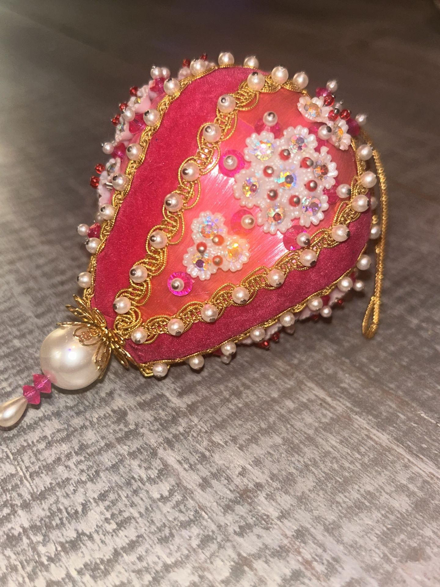 1950s Handmade Ornaments /beautiful