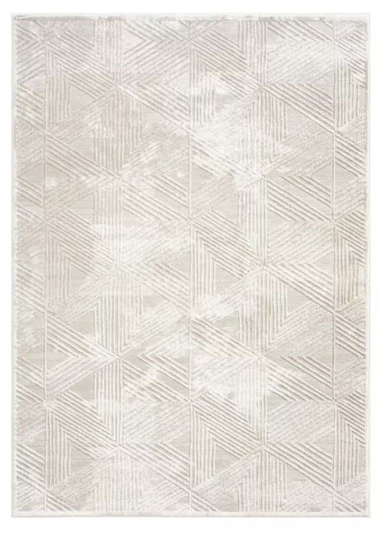 Bazaar Zen Cream 8ft. x 10ft. Abstract Area Rug by Home Dynamics