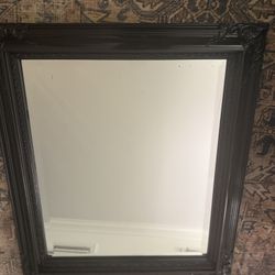 Black Ornate Wall Mirror