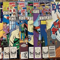 Marvel Comics Excalibur Lot 1990