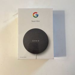 Google Nest Mini (2nd Gen) Charcoal Smart Speaker Bluetooth Wi-Fi