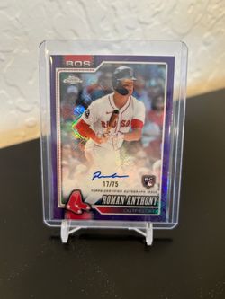 2026 Topps chrome logofractor Roman Anthony auto /75