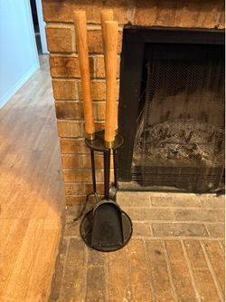 Fire place tool set