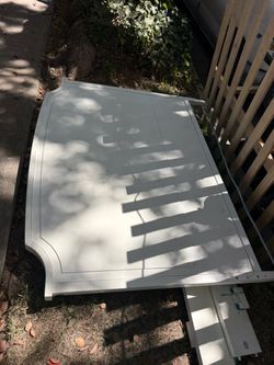 Free Solid Wood White Full Queen Bedframe Free