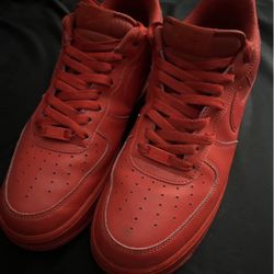Red Airforce 1’s size 12