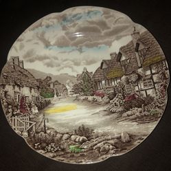 Vintage Plate Johnson Bro Made In England 