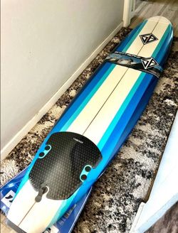 NEW 8ft Foam Surfboard 8'0ft Soft Top Surf board Longboard for Beginners Like Wavestorm Odysea