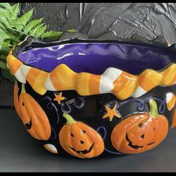 Ceramic Halloween Candy Bowl