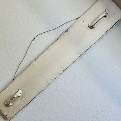 Repurposed antique vintage wooden drawer front | wall decor