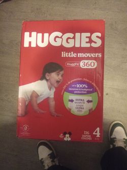 Huggies little movers size 4