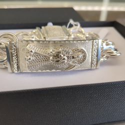 Sterling Silver Id Breaclte 123.6 Grams Layaw Available 10% Down If You Interested Please Ask Maribel Thank You 