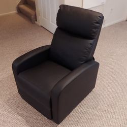 Black Reclining Chair