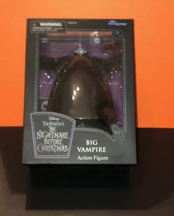 Tim Burton Disney's The Nightmare Before Christmas Big Vampire Action Figure New