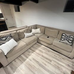 Crate and barrel Sectional 