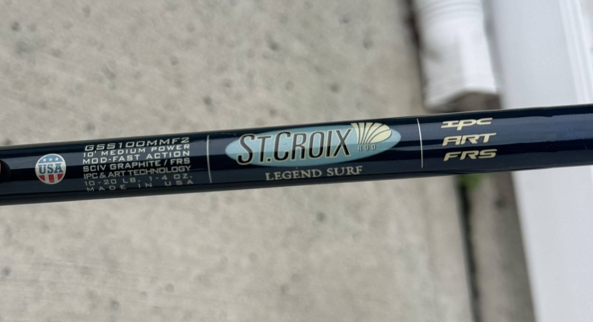 St. Croix Legend Surf Spinning Rod 10” Medium Power