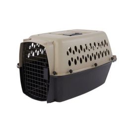 Dog Crate Brown/Black 24" Portable