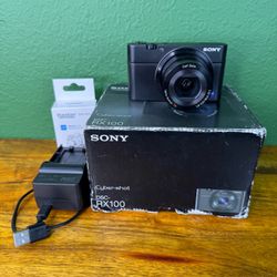 Sony RX100 Digital Camera