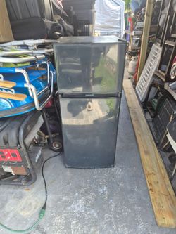 Small fridge stainless steel
