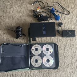 PlayStation 2 + 16 ps2 games and 3 ps1 games