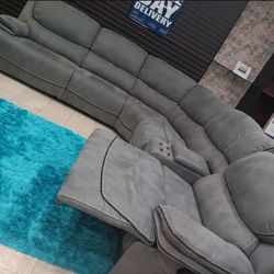 Spring Blowout Sale. Alejandra Gray Reclining Sectional Now $1199. Easy Finance Option. Same-Day Delivery.