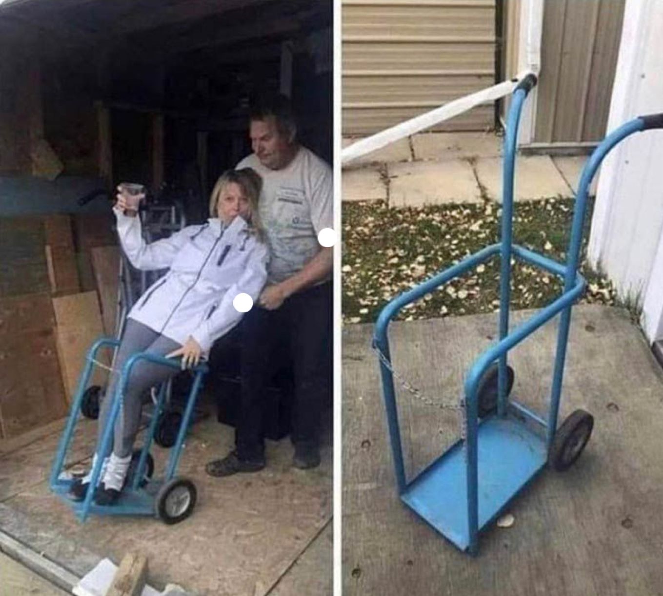 Lovingly Used Drunk Wife Cart