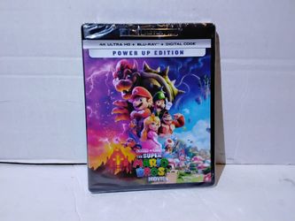 The Super Mario Bros Movie 4k Ultra HD Uhd/ Blu Ray Brand New Nintendo RARE