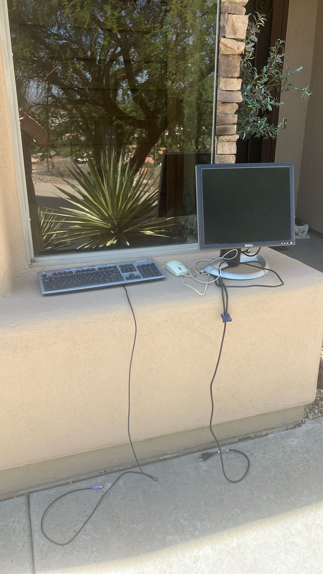 Computer Monitor, Mouse, Key Board
