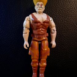 GI JOE 1993 Street Fighter II Guile Action Figure Hasbro 