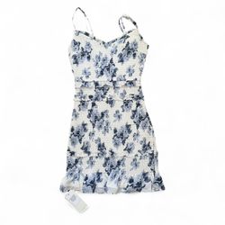 Abercrombie And Fitch Blue And White Dress X small 