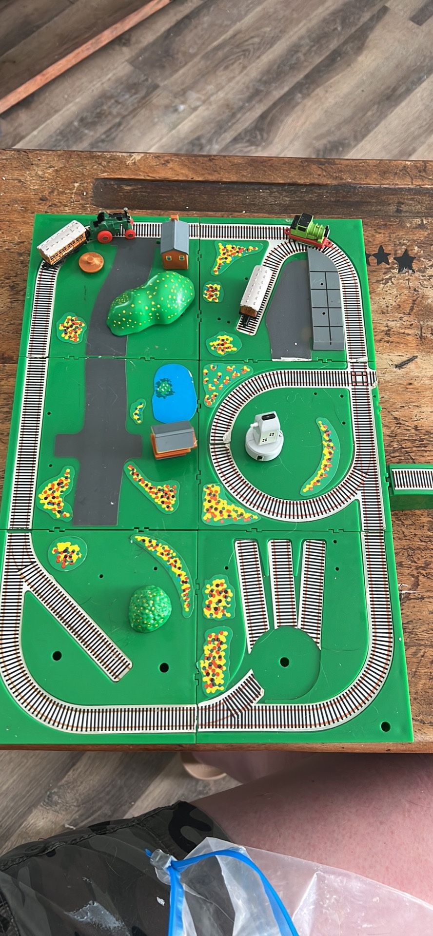 Small Vintage Metal Train Set