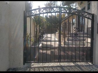Wrought Iron Double Entry Gate