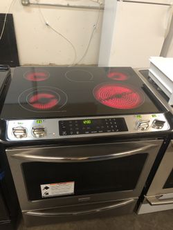 Frigidaire gallery electric slide in stove