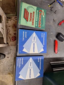 Chevrolet shop manuals