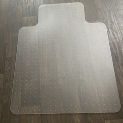 Clear Chair Mat / Floor Protector (Like New)