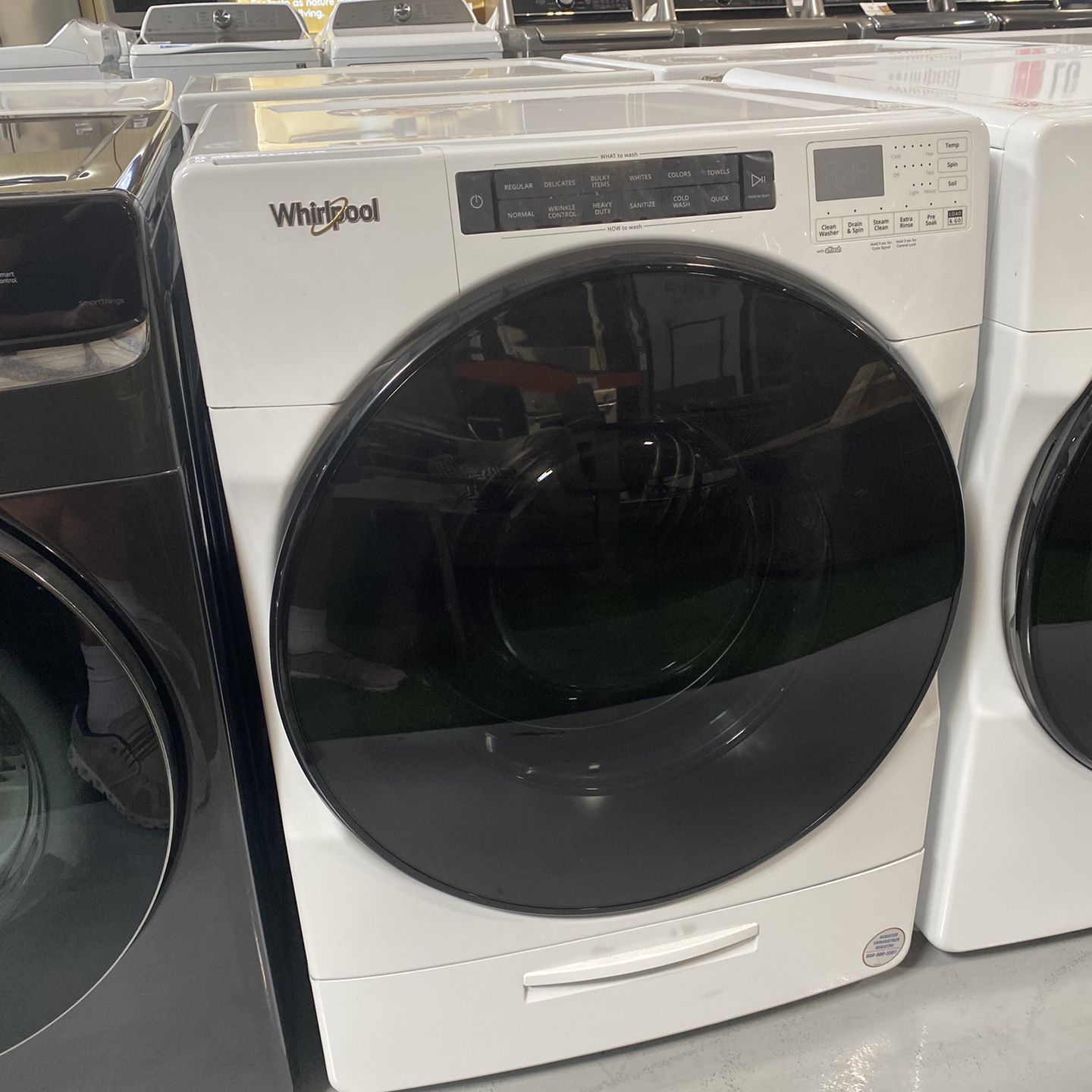 White 4.5 Cu. Ft. Closet Depth Front Load Washer