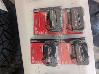 Milwaukee M18 5.0 batteries